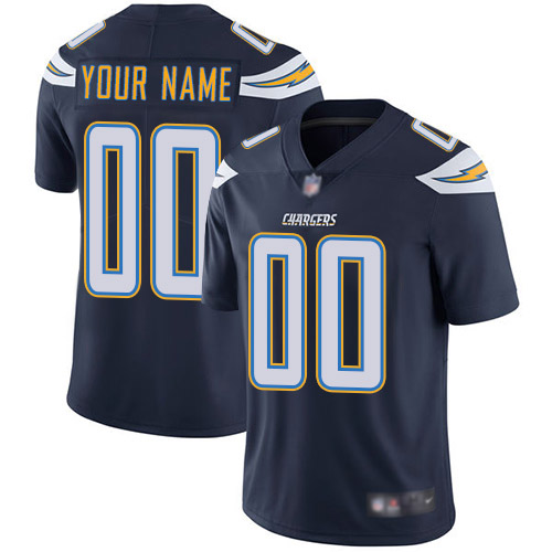 Limited Navy Blue Men Home Jersey NFL Customized Football Los Angeles Chargers Vapor Untouchable->customized nfl jersey->Custom Jersey